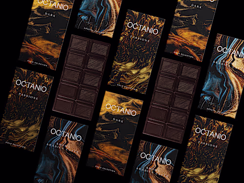 Brand Identity and Packaging Design for Octanio Chocolate