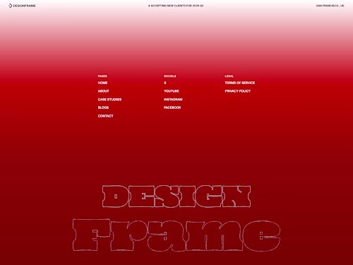 Footer Design Exploration