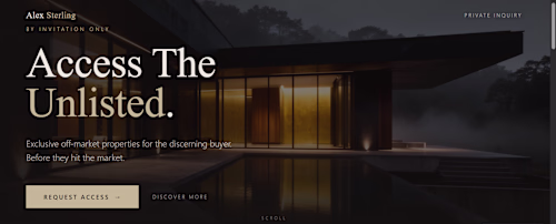 High-converting off-market landing page built