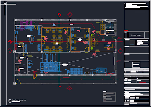 Professional AutoCAD floor plan drafting
