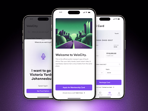 South African Public Transport App Design