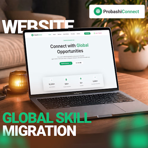 Probashiconnect Website Design