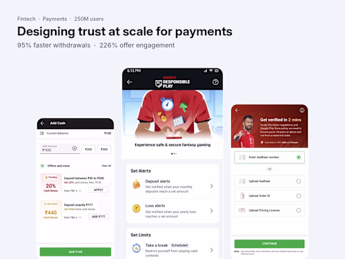 Designing trust at scale: payments,