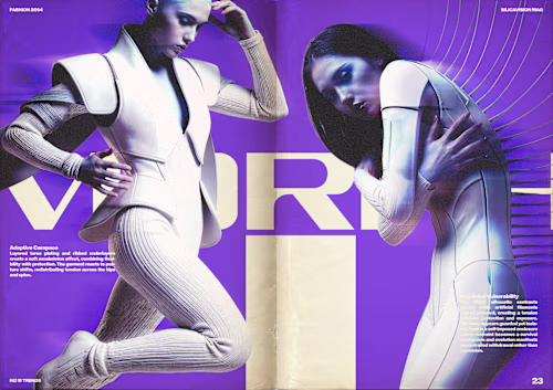 XENO. Fashion Editorial photoshooting for