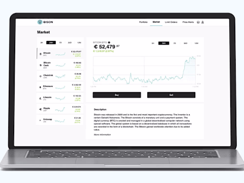 Bison - a crypto trading platform that allows easy stock and cry