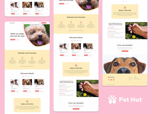 Pet Hut - Website design