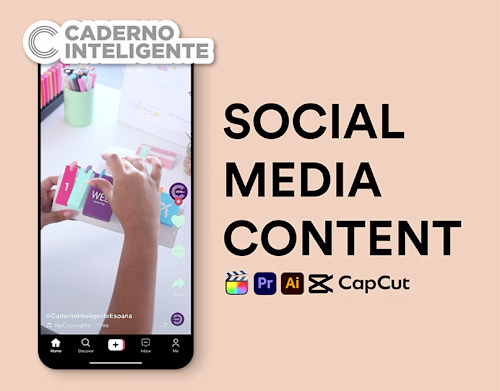 Social Media Content for Caderno Inteligente (PT/ES) :: Behance