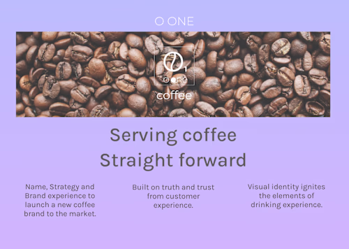 O ONE Coffee :: Behance