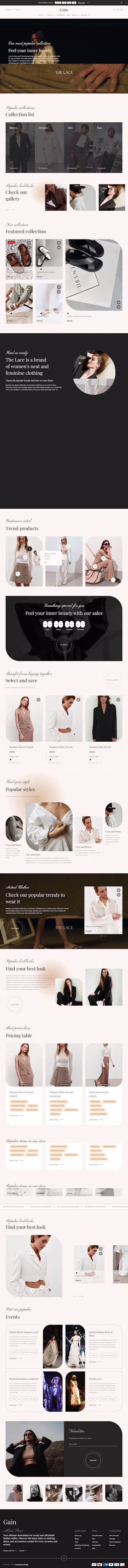 SHOPIFY WEBSITE REDESIGN 