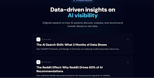 VisibleInAI: AI Visibility SaaS Platform