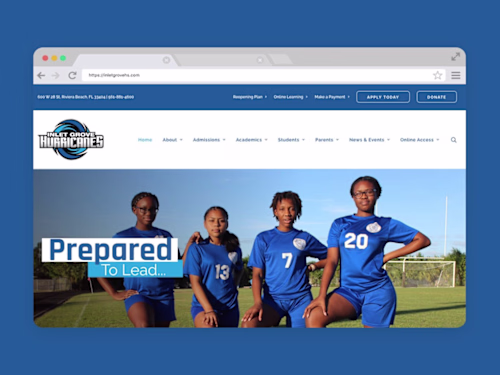 A New Digital Home for One of the Best Rated High Schools in th…