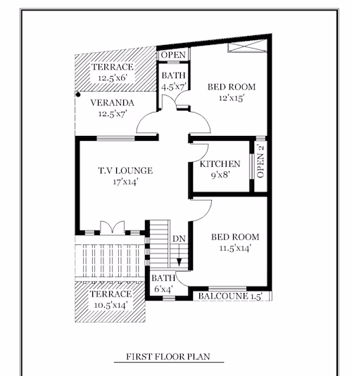 First floor plan