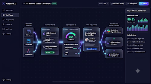 CRM Automation — Lead Enrichment