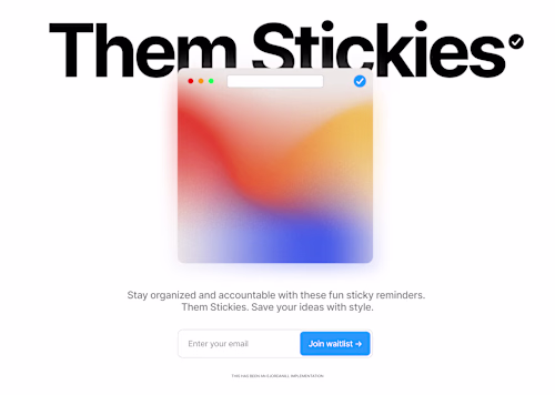 Them Stickies