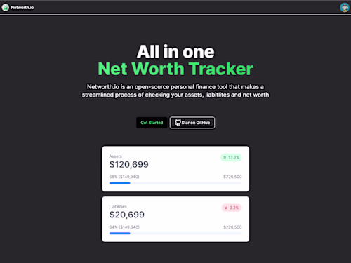 NextJS Networth Tracker