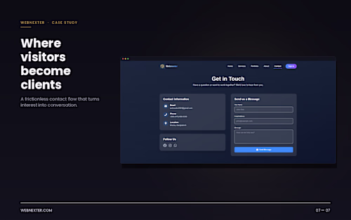 WebNexter Digital Agency Website Design