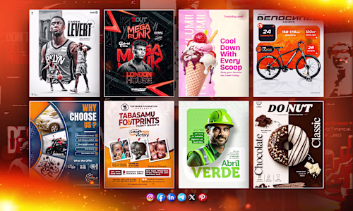 Social Media Post Design
A diverse