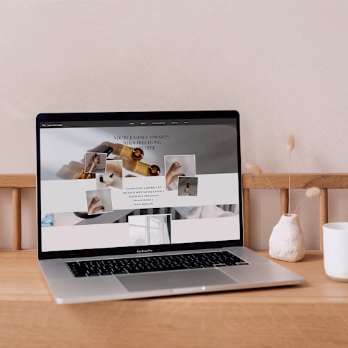 Showit Web Design for Young Living Educator 