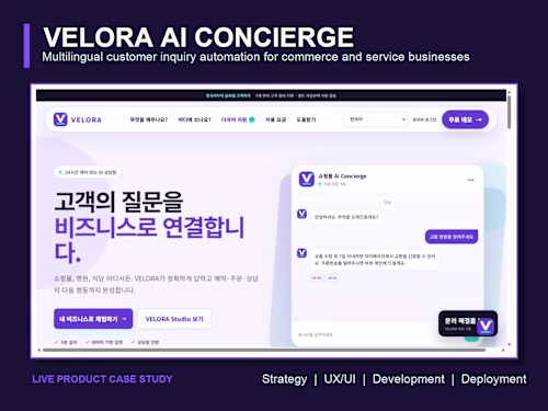 VELORA: Multilingual AI Customer Inquiry Platform