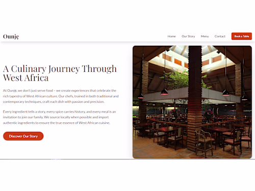 Modern Restaurant Template
A production-ready Restaurant