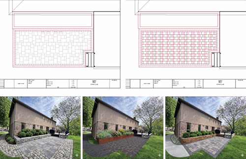Paving design to illustrative using manufacturers