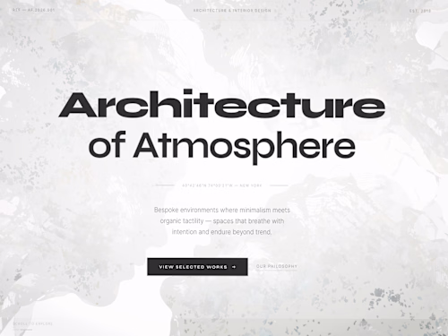 Auraform - Concept Architectural Identity & Presentation