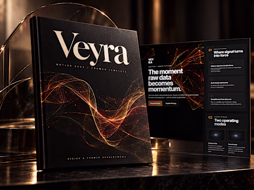 Veyra - Motion SaaS Framer Template
