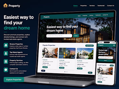 A responsive real estate platform