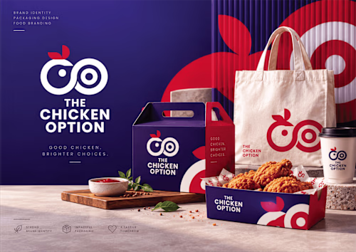The Chicken Option| Brand Identity, Packaging | Web Design