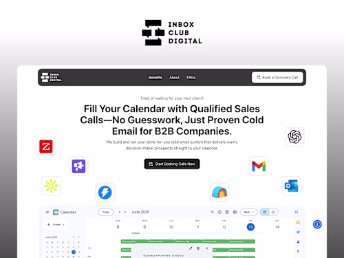 Inbox Club Digital Website Revamp