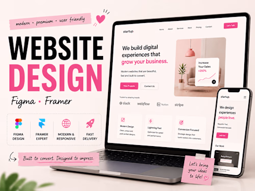 Designed a modern fitness website