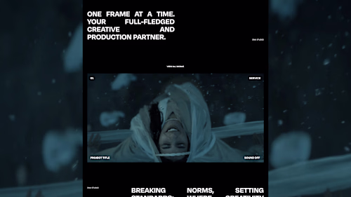 DNA Media: Portfolio Site for a Film Studio