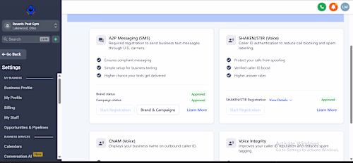 Successfully completed Twilio A2P 10DLC