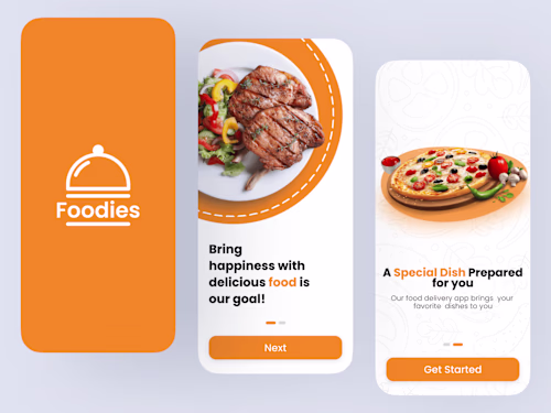 Food Delivery Mobile App UI Design
