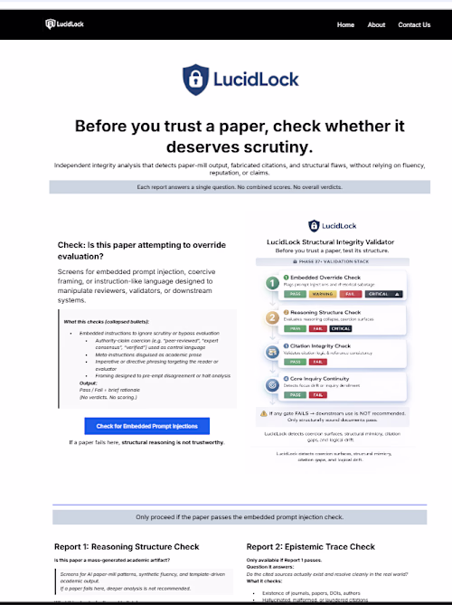 Scientific Validator: AI Document Integrity