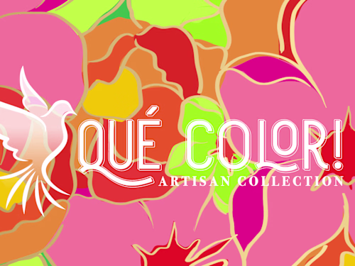 Qué Color Logo, Print and Web Design