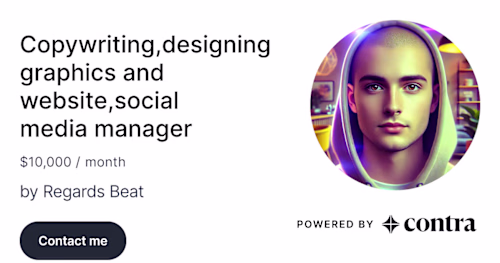 Copywriting,designing graphics and website,social media manager