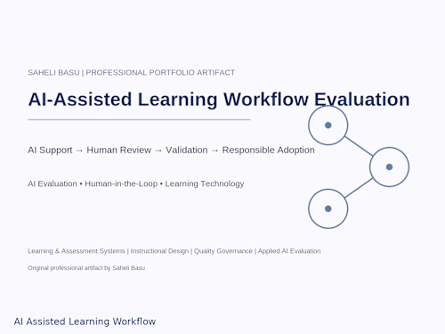 Created an evaluation framework for