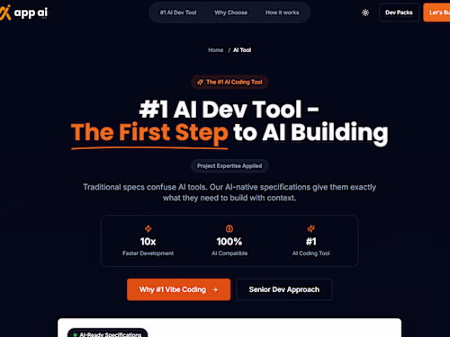 Vibe Coding Tool for AI-Ready