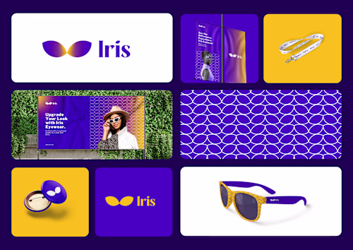 The brand identity for Iris