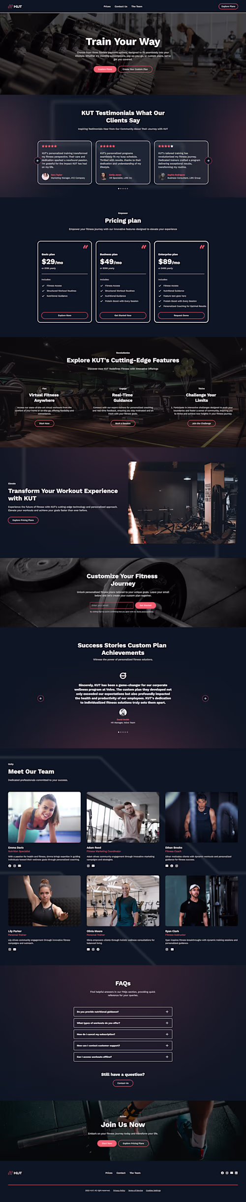 Lending Page KUT