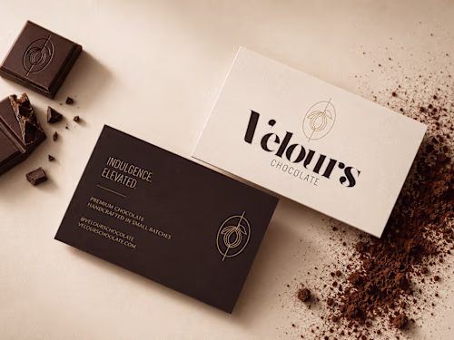 Velours Chocolate Brand identity