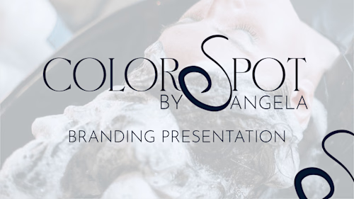 Color Spot By Angela Hairstylist Logo & Branding