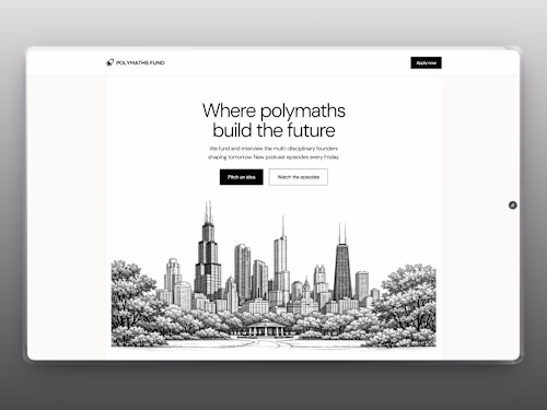 Polymathsfund — Founder Application Platform
A