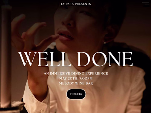 Well Done Ticketing Platform | Website Design & Development