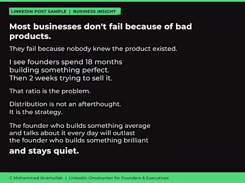 LinkedIn Business Insight Post -