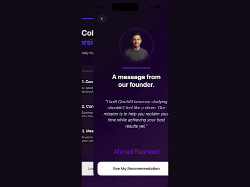 QuizliAI: AI Study Assistant iOS App