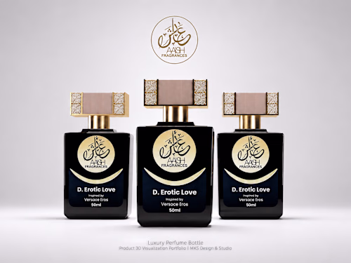 Luxury Perfume Bottle | 3D Product Visualization
