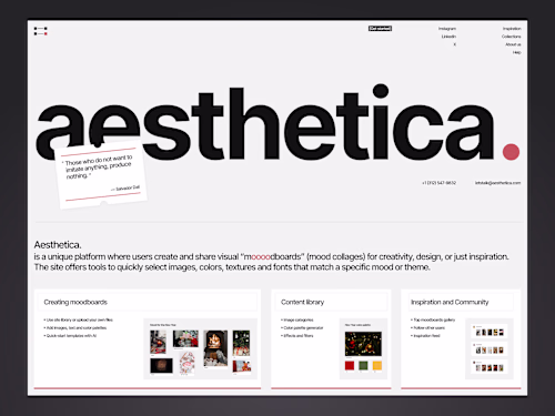 aesthetica. - Crafting Visual Stories 