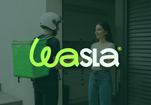 Comprehensive Visual Identity for Wasla Food Delivery App